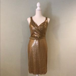 Gold Sequin Dress